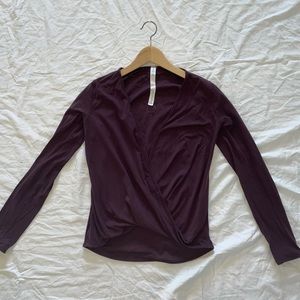 Practically brand new Lulu Lemon Wrap Top